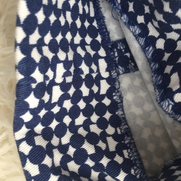 Zara Woman Ankle Jeans - Size Small Navy & White - Picture 3 of 6